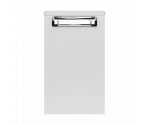 Aluminum Memo Storage Clipboard - White